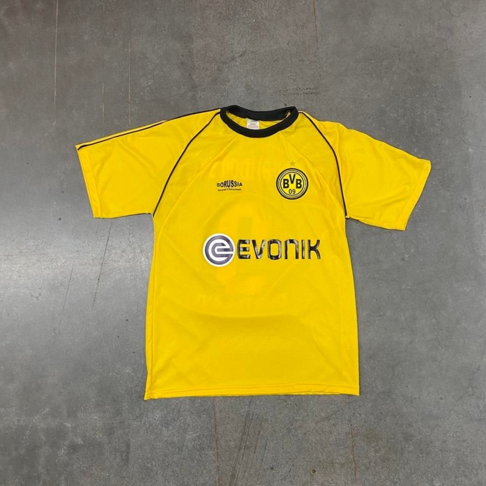 Borussia Dortmund BVB 09‎ Lewandowski #9 Soccer Jersey Yellow Men's Medium